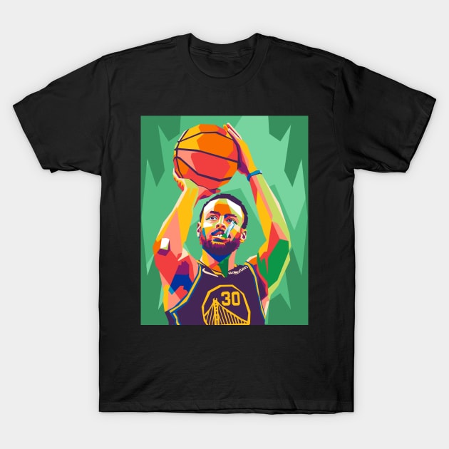 steph curry wpap T-Shirt by cool pop art house